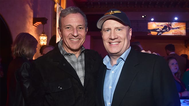 Bob Iger and Kevin Feige