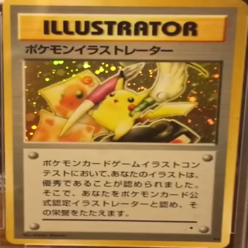 3 Minute Pokemon Card - Pikachu Illustrator , pikachu illustrator card 