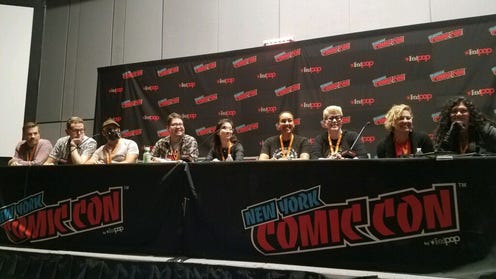 Writers on panel at The High Republic at NYCC