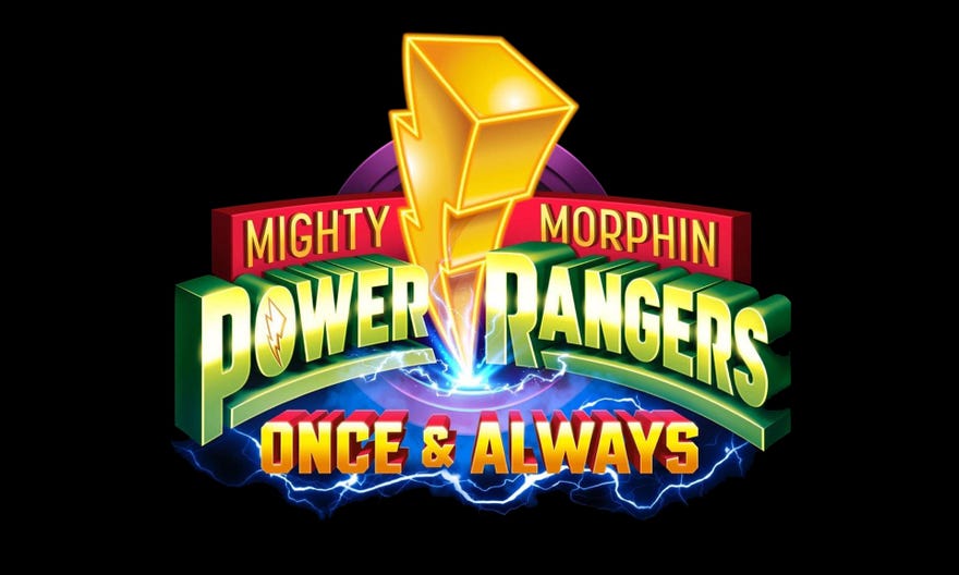 Logo for Mighty Morphin Power Rangers Once and Always