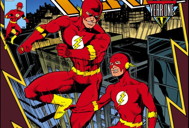 Cropped vintage cover of The Flash