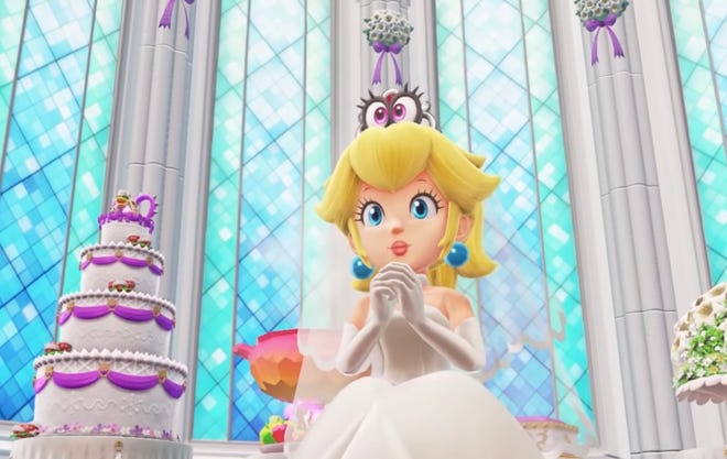 Princess Peach in Super Mario Odyssey