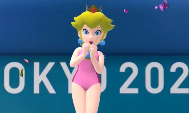 Princess Peach in Mario & Sonic at the Olympic Games