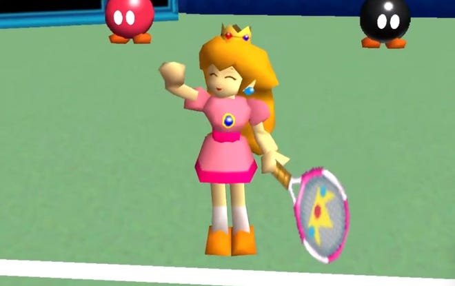 Image of Peach in Mario Tennis