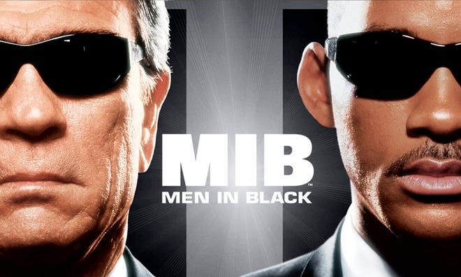 Cropped poster of Men in Black