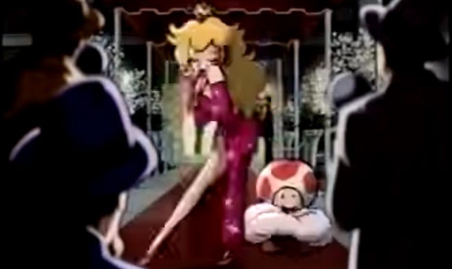Image of Peach in Super Mario All-Stars