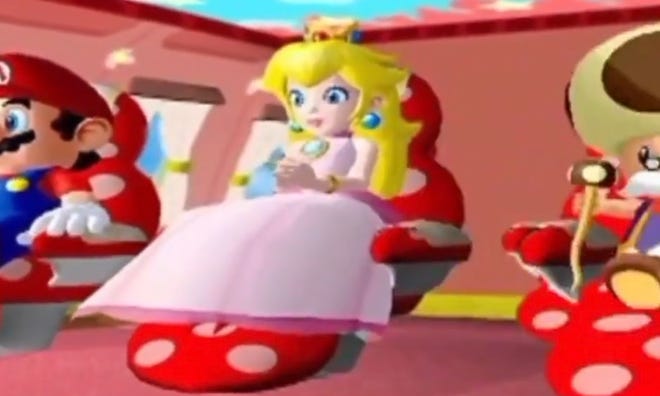Image of Peach in Super Mario Sunshine