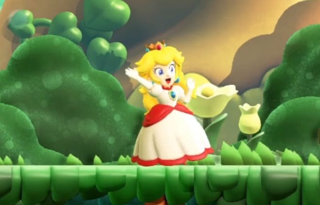 Princess Peach in Super Mario Wonder