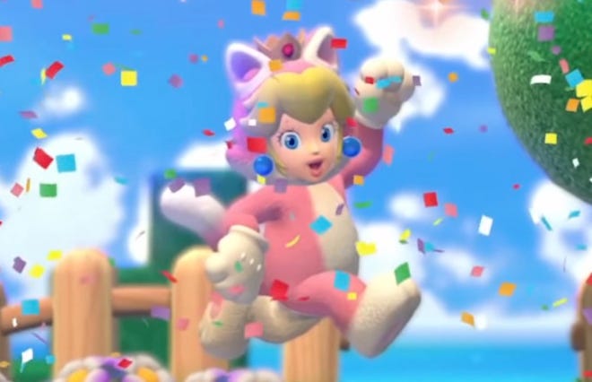 Princess Peach in Super Mario 3D World