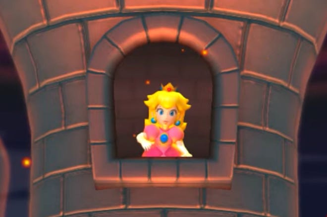 Princess Peach in New Super Mario Bros