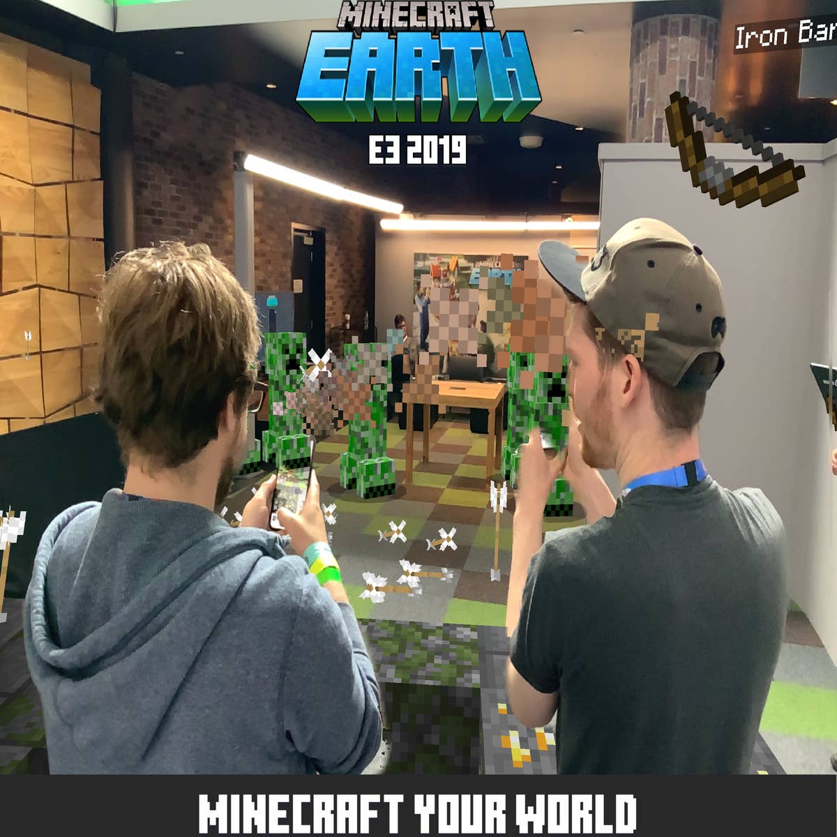 Minecraft Earth lets you burn down your creations with your