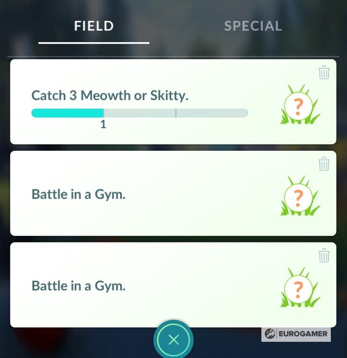 daily research tasks pokemon go