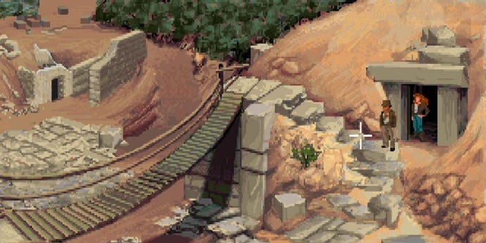 Indiana Jones and the fate of atlantis gameplay screenshot