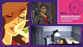 The banner for episode 12 of Indiescovery that features Overboard, The Stanley Parable and Dream Daddy