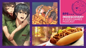 Indiescovery podcast episode 3 header image featuring the games All Of Us Are Dead, Super Adventure Hand, and Cook Serve Forever