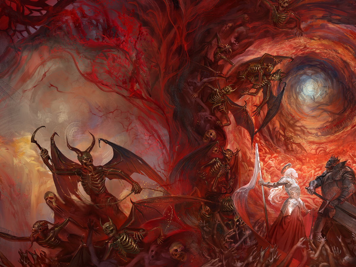 Inferno is a sourcebook for D&D 5E based on the works of Dante