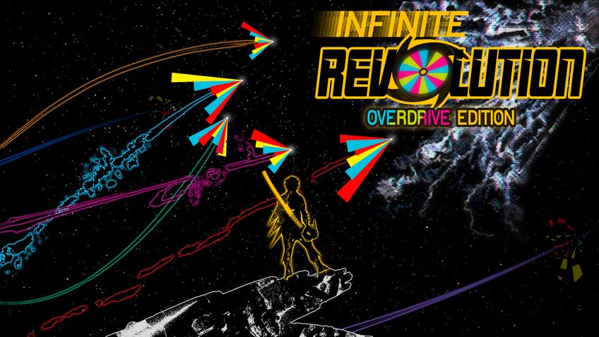 Cover art for tabletop RPG Infinite Revolution