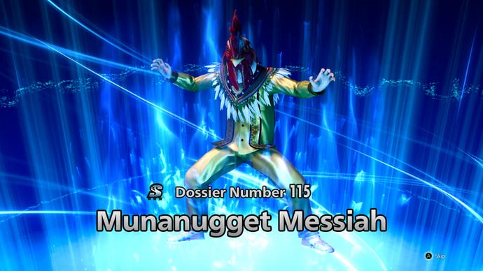 Unlocking the "Munanugget Messiah" Sujimon in Like A Dragon: Infinite Wealth.