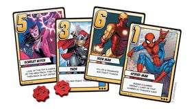Infinity Gauntlet: A Love Letter Game board game card fan heroes