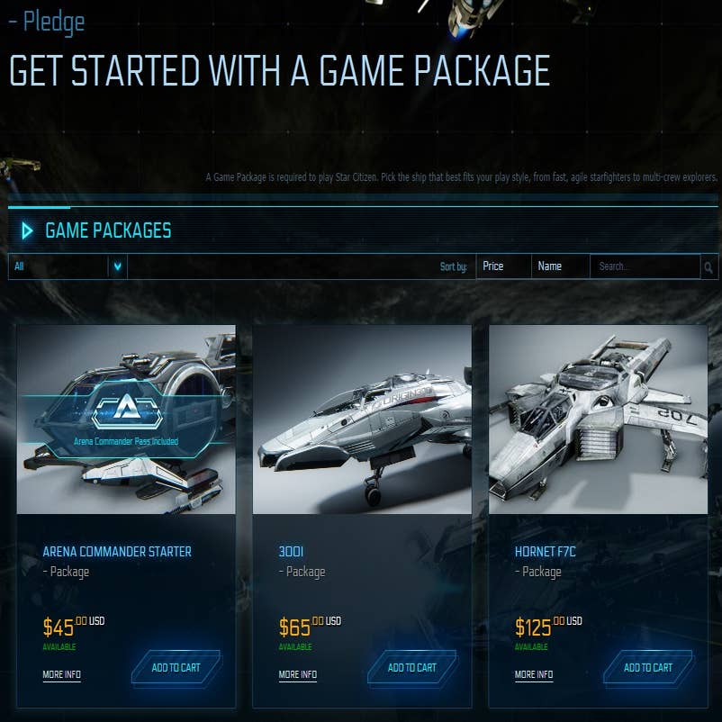 New Star Citizen ship pack unlocks nearly every vessel in the game for  $27,000