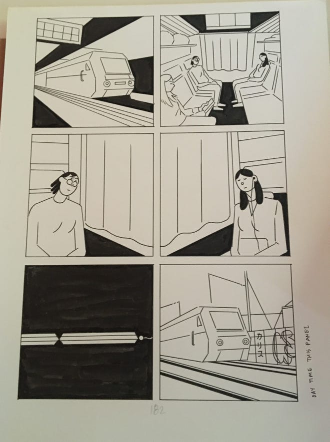 Interior original art from The Contradictions