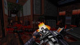 Ion Maiden is a modern shooter built on Duke Nukem 3D's Build engine
