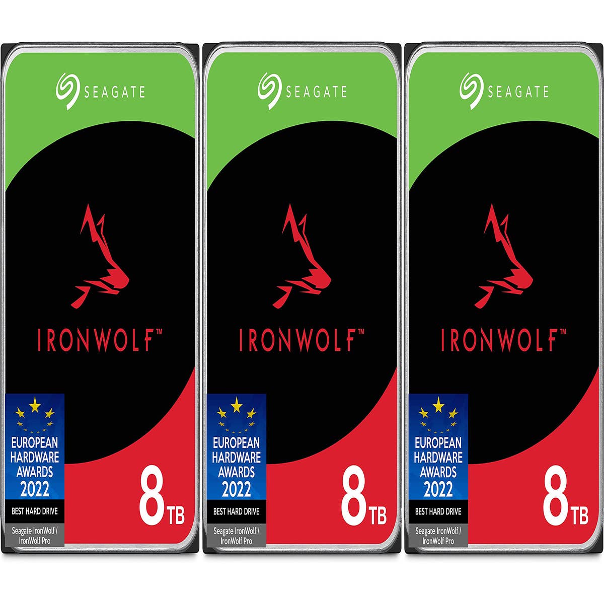 Store all the things with an 8TB Seagate IronWolf hard drive for
