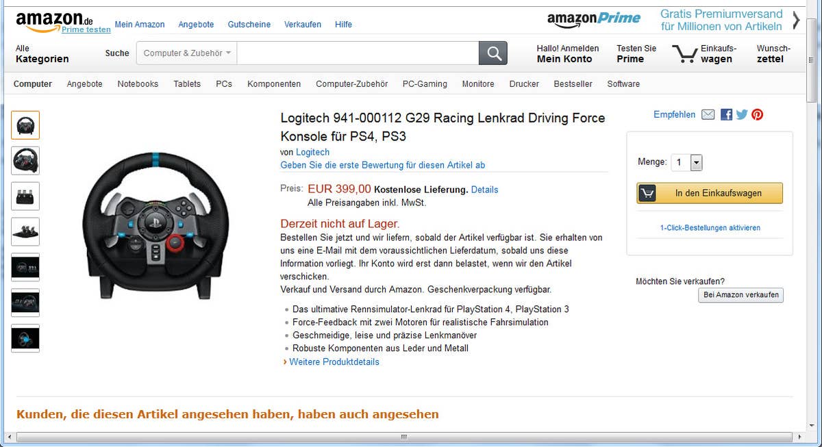 Is this the new Logitech wheel for PlayStation 4?