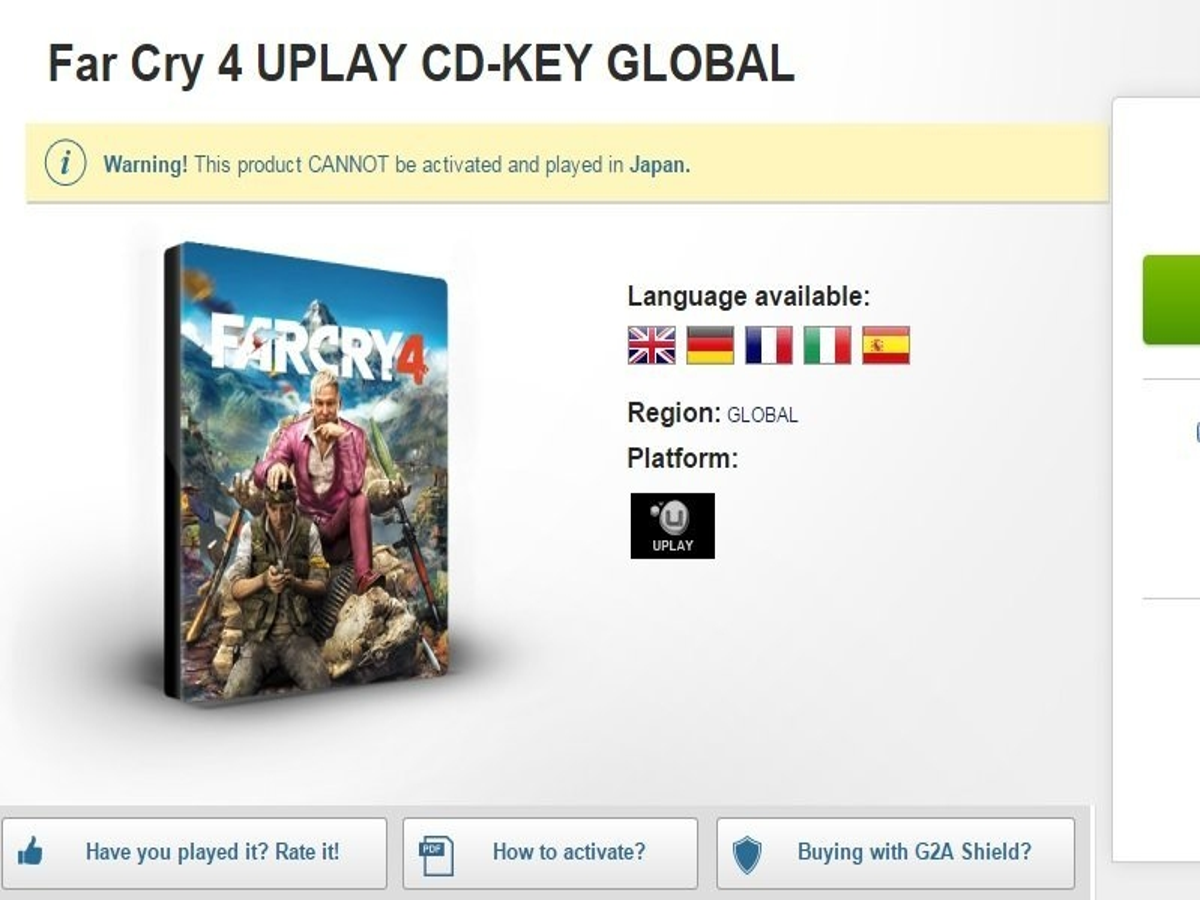 Buy Far Cry 5 Cd Key UPlay EU CD Key