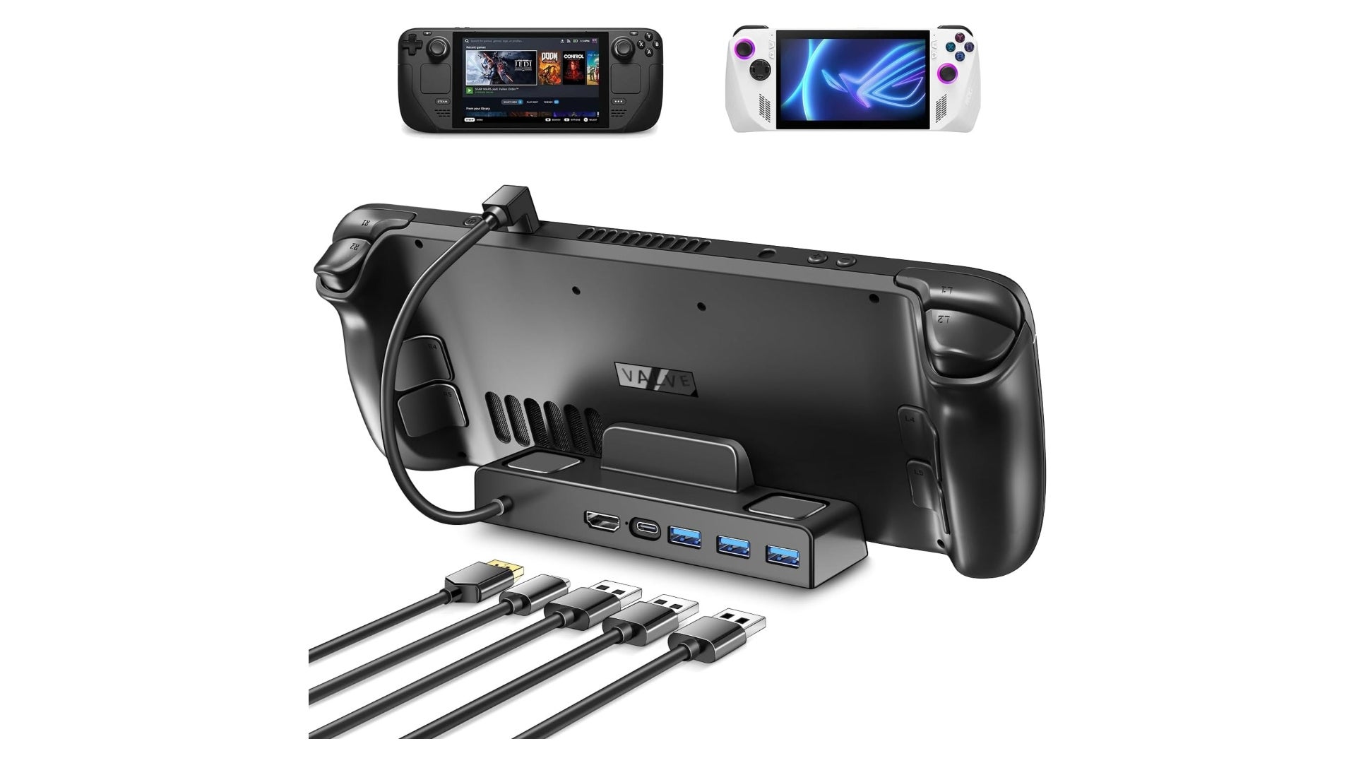 Image for Save 40% on this ivoler 5-in-1 Steam Deck compatible dock