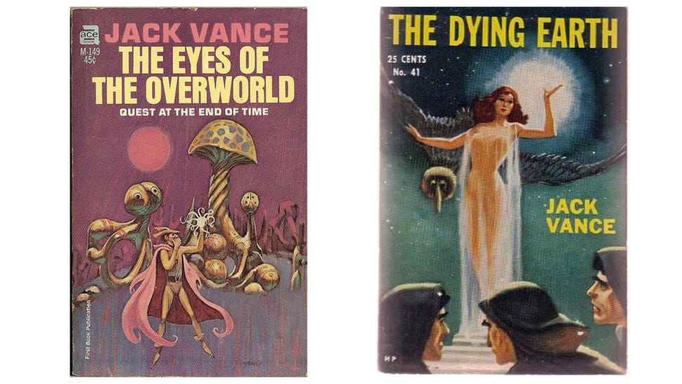 Jack Vance book covers