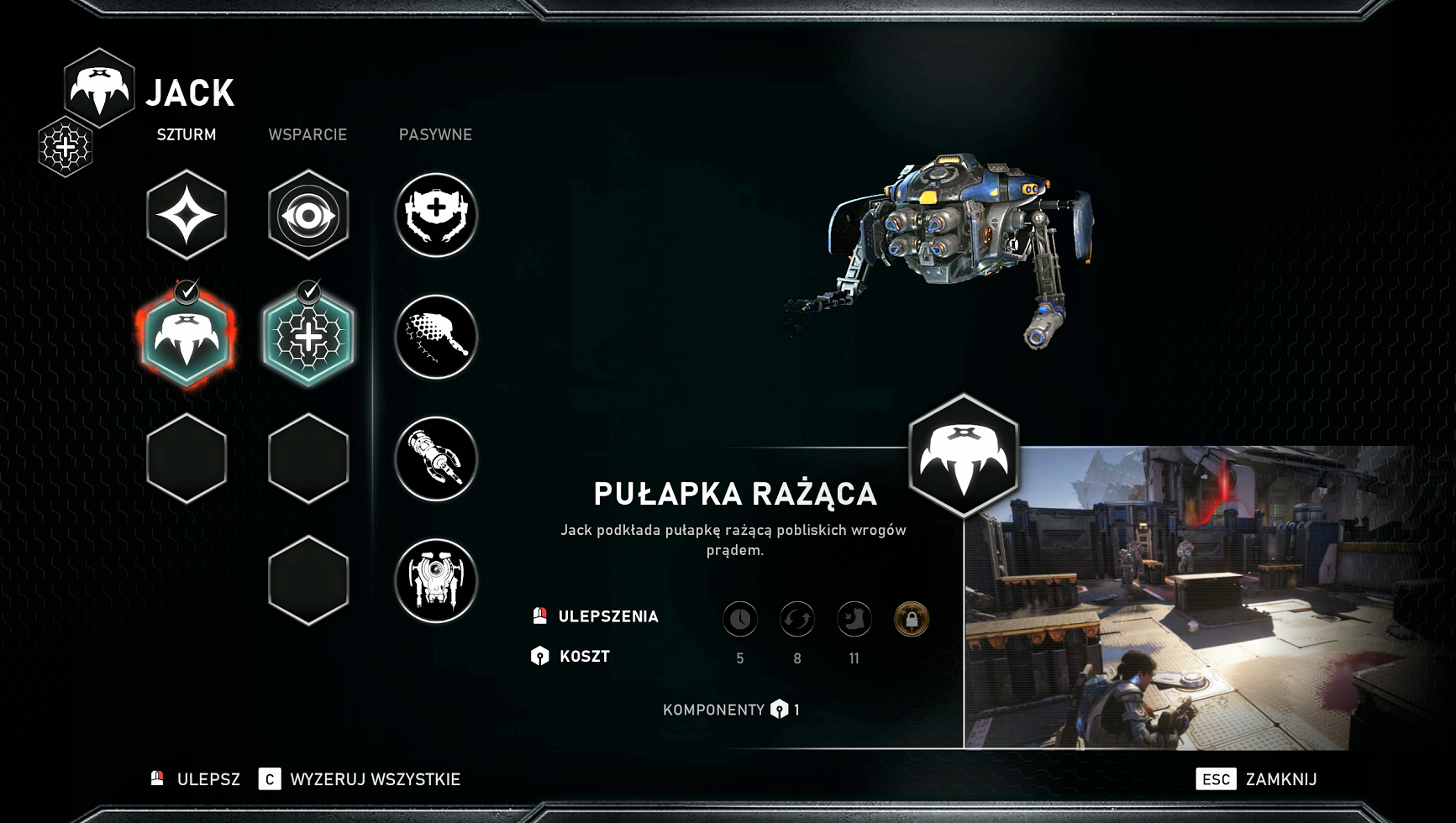 Gears 5 Jack, rozwój drona, ulepszenia Eurogamer.pl