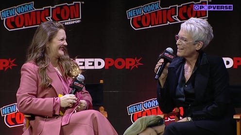WATCH: Jamie Lee Curtis is at NYCC to celebrate 45 years of Halloween!