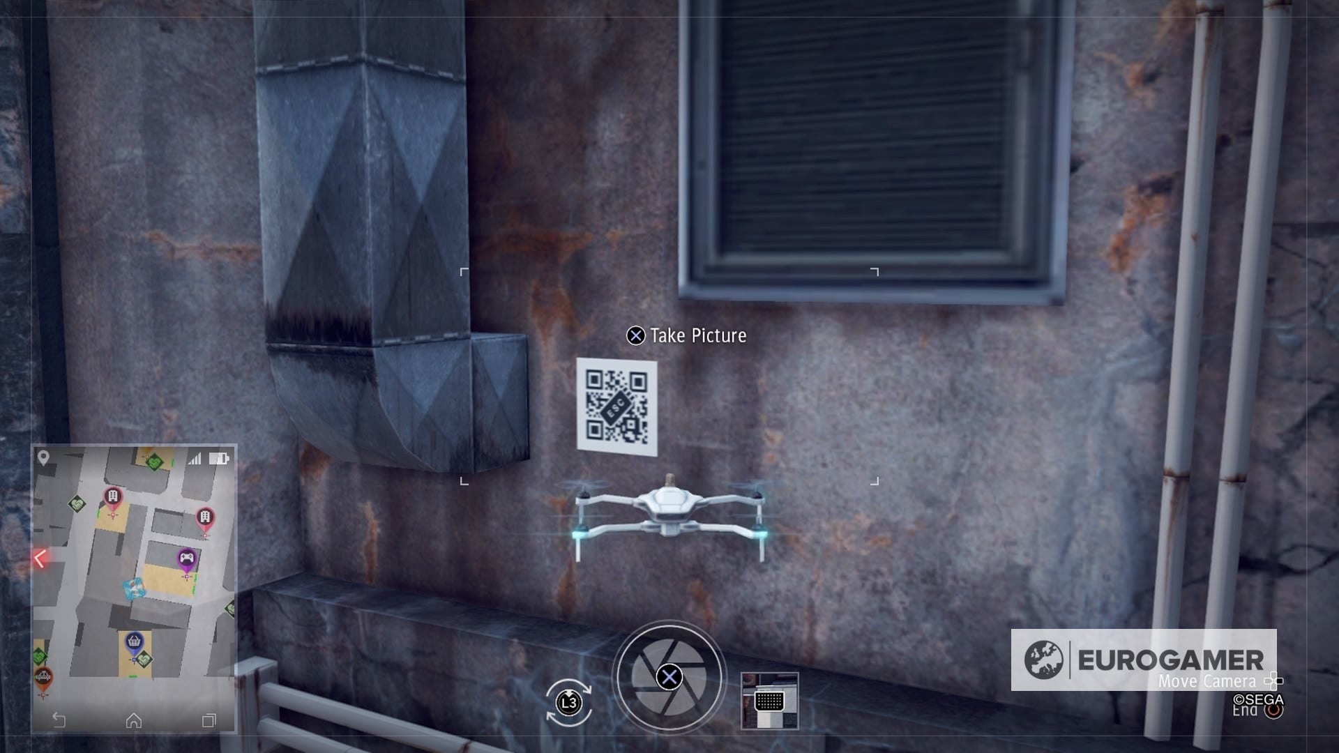 Judgment QR code locations to upgrade Drone Parts explained