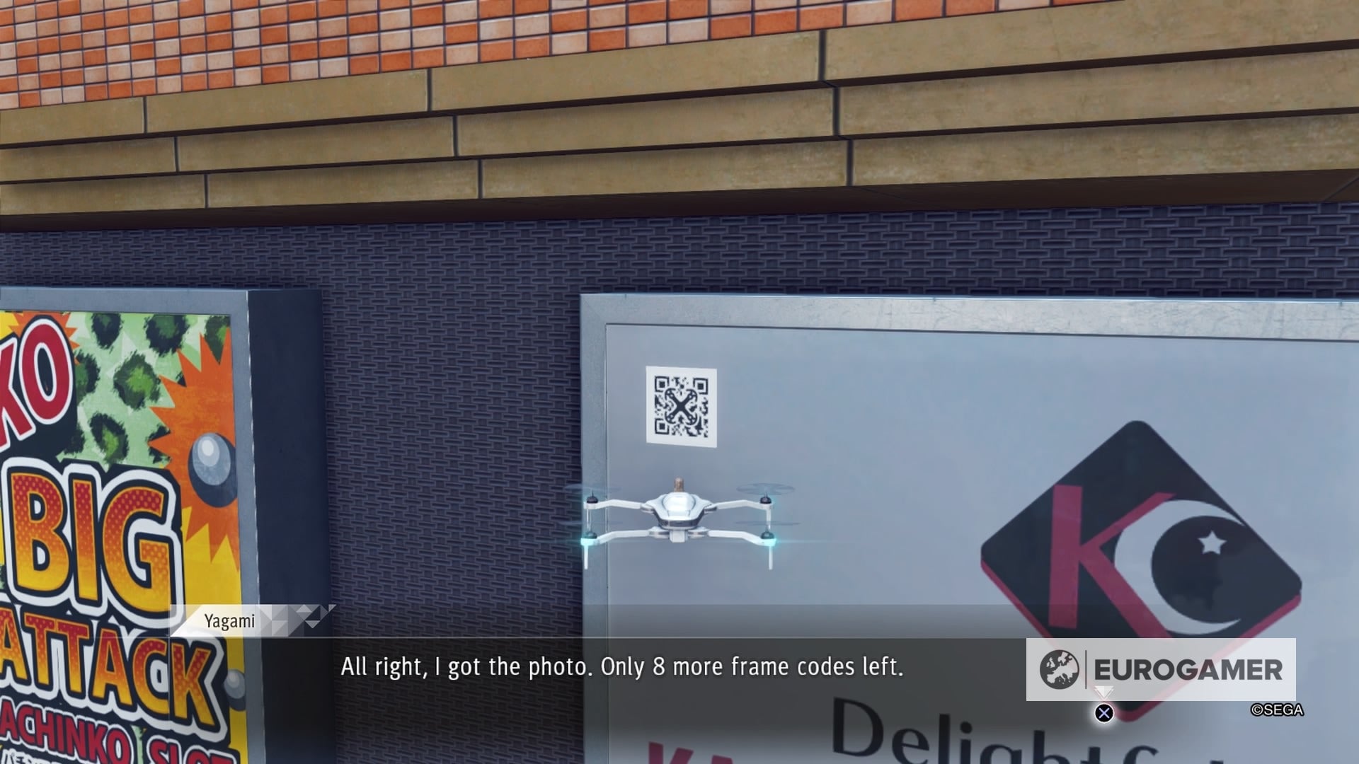 Judgment QR code locations to upgrade Drone Parts explained