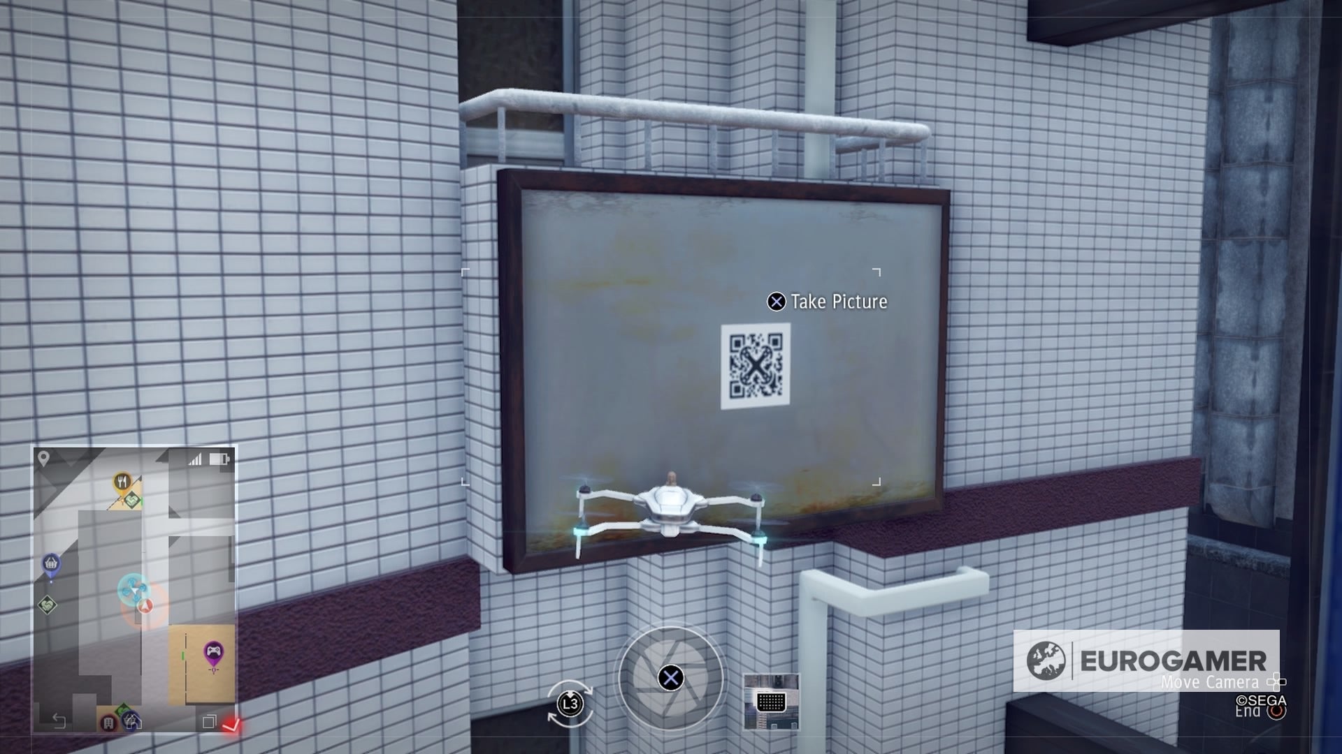 Judgment QR code locations to upgrade Drone Parts explained