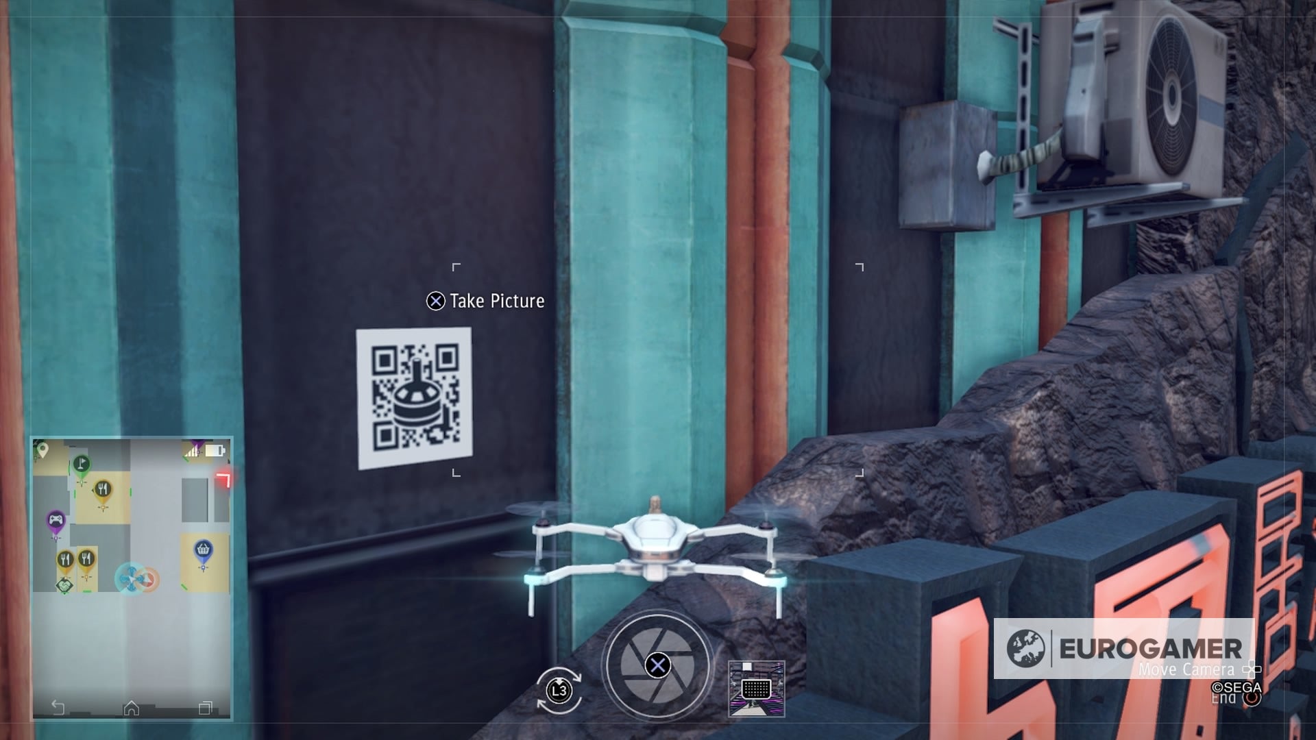 Judgment QR code locations to upgrade Drone Parts explained