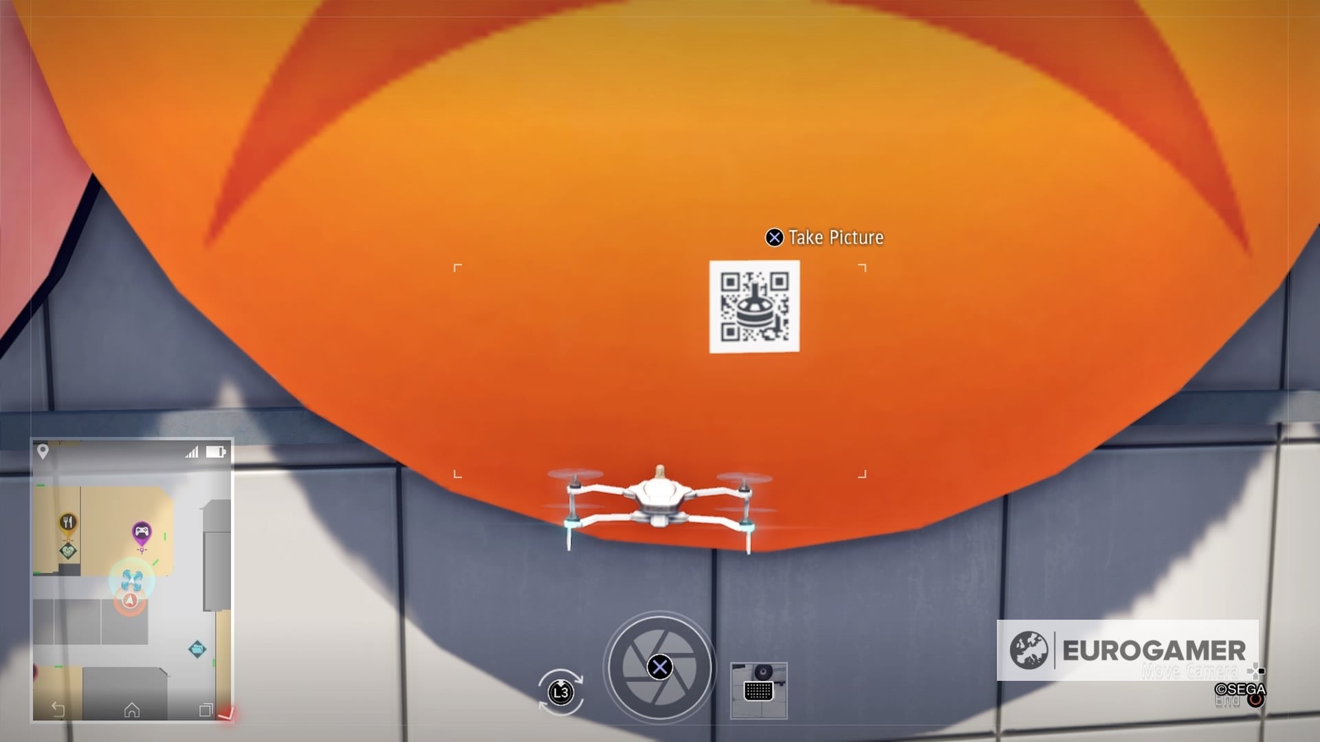 Judgment QR code locations to upgrade Drone Parts explained