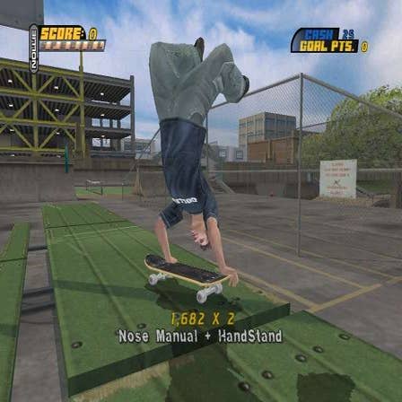 Playing some Tony Hawk's Pro Skater 4 and I come across this NPC