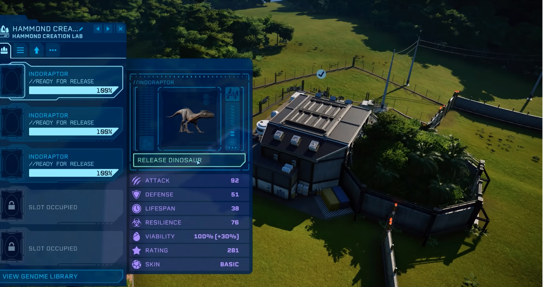 Jurassic World Evolution - How to Get the Indoraptor | VG247