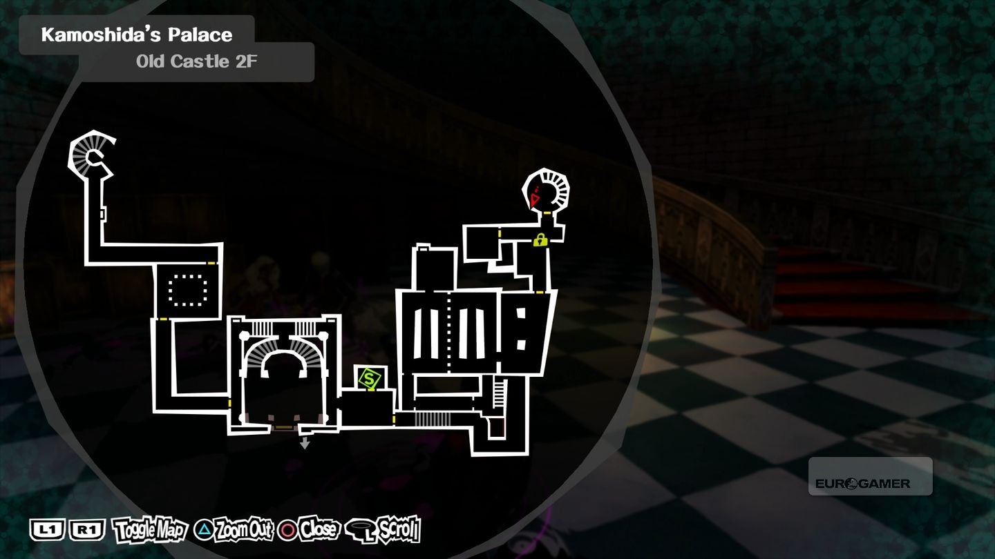Persona 5 Kamoshida Palace Torn King of Desire, 3F Key for the Gated