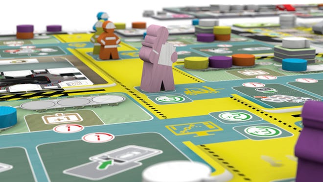 Kanban EV board game layout