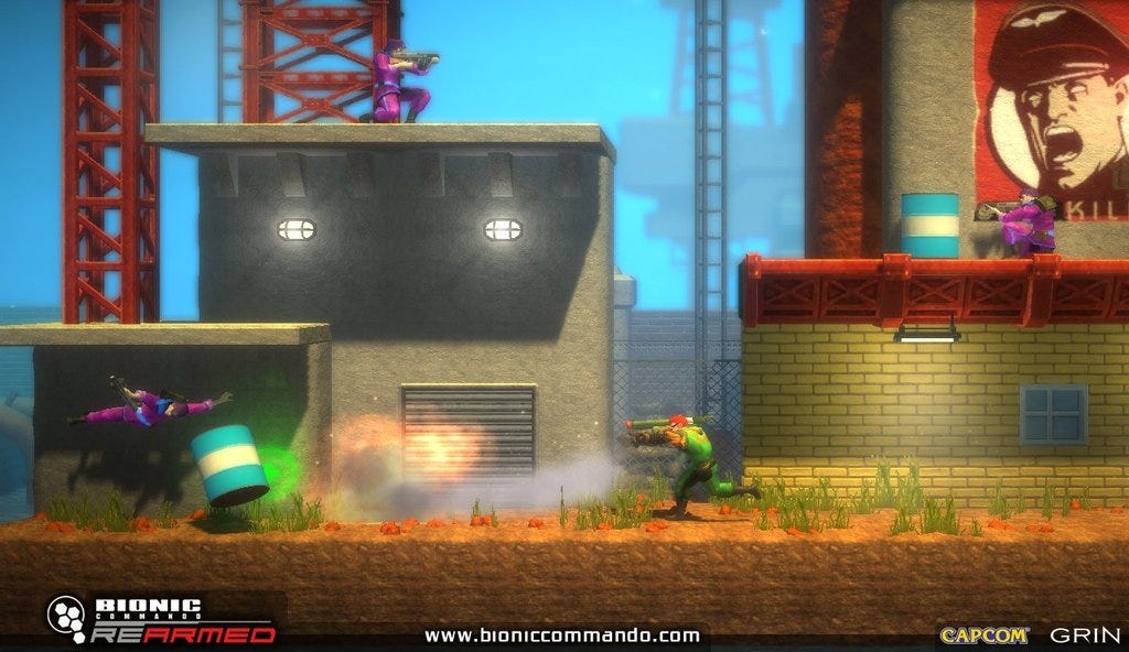 bionic commando rearmed | Rock Paper Shotgun
