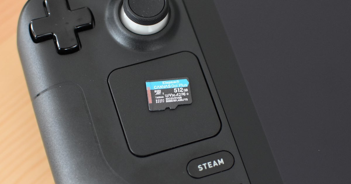 Este cartão Micro SD de 256 GB da Kingston adequadamente rápido custa £ 18 e é ideal para o Steam Deck