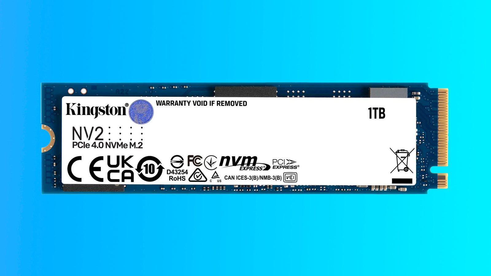 Get the Kingston NV2 1TB SSD for £48 from Wezzstar's  store with a code
