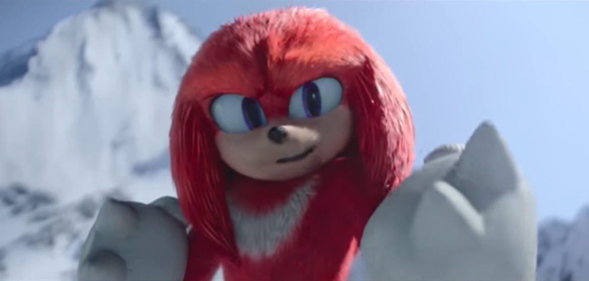 Live-action Knuckles Paramount+ series set between Sonic 2 and 3