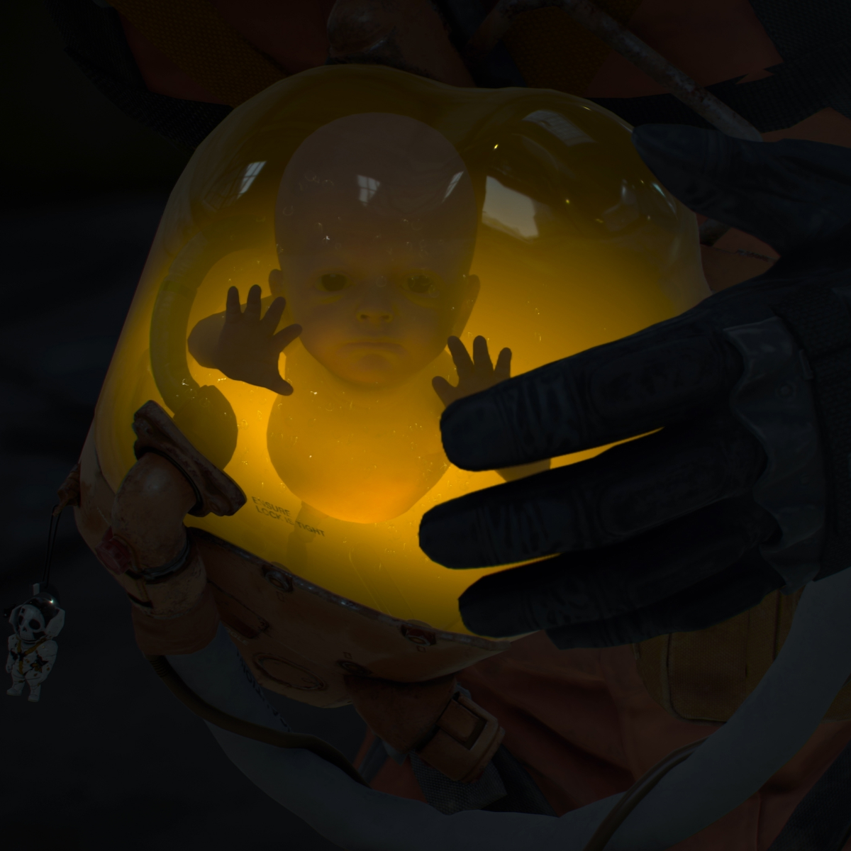 Crying BB Death Stranding PS4 controller is peak Kojima