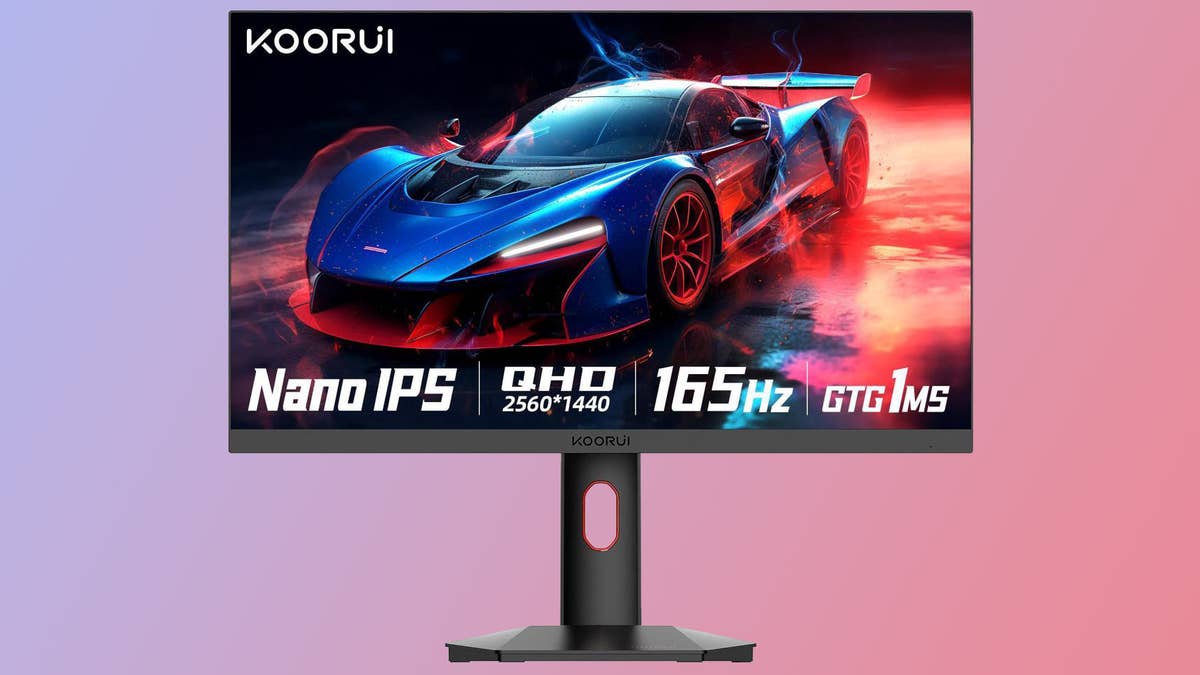 This 24-inch 1440p monitor offers 165Hz gaming for $200 (with a