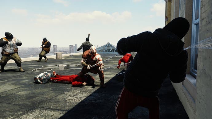 Kratos mod for Spider Man Remastered