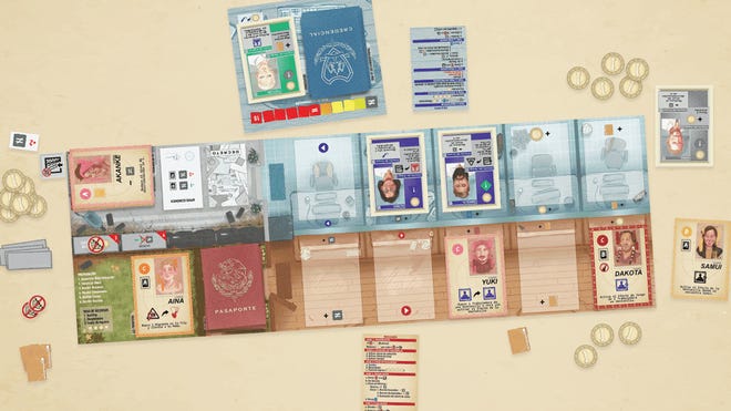 An image of La Frontera's components laid out on the table